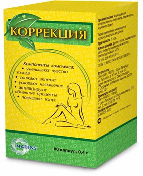 КОРРЕКЦИЯ КАПС. 0,4Г №80 (БАД) - Кадошкино